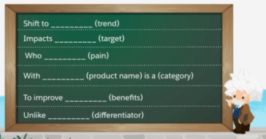 Start your positioning with a positioning statement.